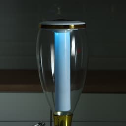 Башня пивная Gold, колба с подсветкой, 3 л, пластик, батарейки cr 2032, золотистая