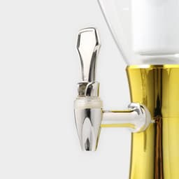 Башня пивная Gold, колба с подсветкой, 3 л, пластик, батарейки cr 2032, золотистая