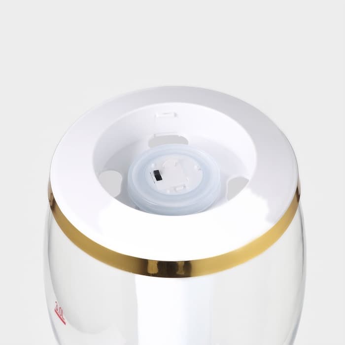 Башня пивная Gold, колба с подсветкой, 3 л, пластик, батарейки cr 2032, золотистая