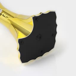 Башня пивная Gold, колба с подсветкой, 3 л, пластик, батарейки cr 2032, золотистая