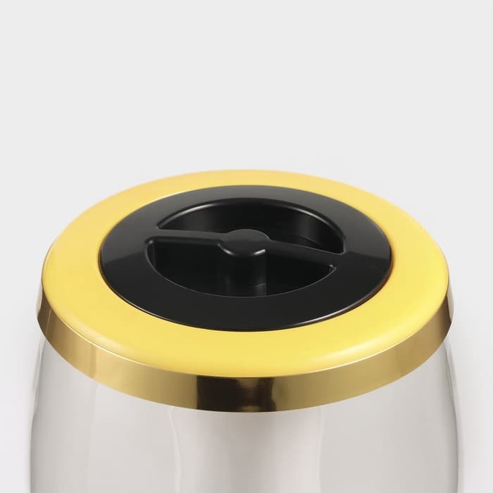 Башня пивная Gold, колба для льда, с подсветкой, 2 л, пластик, батарейки AG3, золотистая