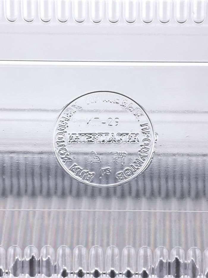 Контейнер одноразовый с неразъёмной крышкой, пластик, 500 мл, 24.8×15.2×9.2 см, прозрачный