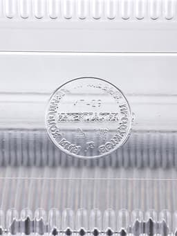 Контейнер одноразовый с неразъёмной крышкой, пластик, 500 мл, 24.8×15.2×9.2 см, прозрачный