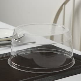 Крышка для тортницы пластиковая одноразовая ПР-Т-193, внешний 11×10×7 см, внутренний 22.5×19.4×10 см, цвет прозрачный, 100 шт./уп