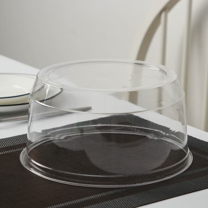 Крышка для тортницы пластиковая одноразовая ПР-Т-193, внешний 11×10×7 см, внутренний 22.5×19.4×10 см, цвет прозрачный, 100 шт./уп