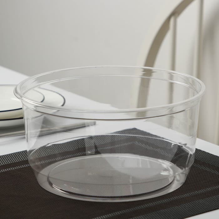 Крышка для тортницы пластиковая одноразовая ПР-Т-193, внешний 11×10×7 см, внутренний 22.5×19.4×10 см, цвет прозрачный, 100 шт./уп