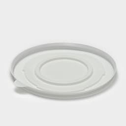 Крышка одноразовая для суповой миски ПС, d=13.5 см, пластик, белая
