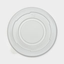 Крышка одноразовая для суповой миски ПС, d=13.5 см, пластик, белая