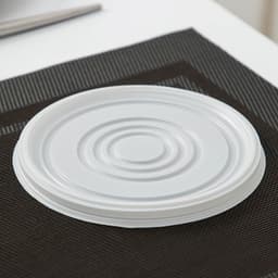 Крышка одноразовая для суповой миски ПС, d=13.5 см, пластик, белая