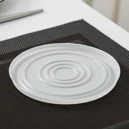 Крышка одноразовая для суповой миски ПС, d=13.5 см, пластик, белая