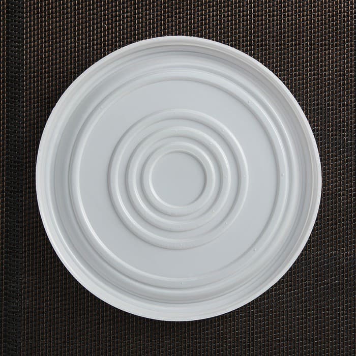 Крышка одноразовая для суповой миски ПС, d=13.5 см, пластик, белая