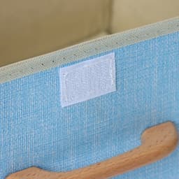 Короб стеллажный для хранения с крышкой LaDо́m «Франческа», 43×30.5×18.5 см, голубой