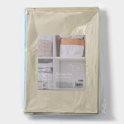 Короб стеллажный для хранения с крышкой LaDо́m «Франческа», 43×30.5×18.5 см, голубой