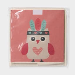 Короб стеллажный для хранения с крышкой «Совушка-индеец», 29×29×28.5 см