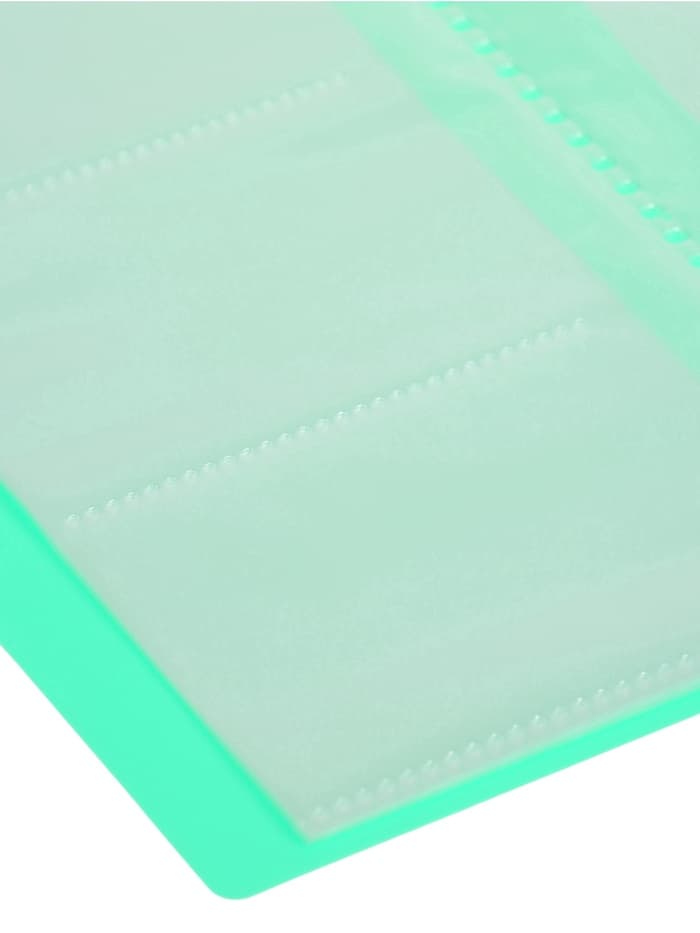 Визитница на 60 карт, 3 карты на 1 листе, обложка пластик, МИКС