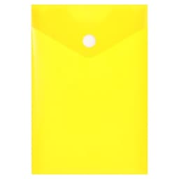 Папка-конверт на кнопке, А6, 180 мкм, вертикальная, глянцевая, МИКС