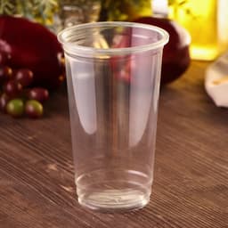 Стакан одноразовый, 500 мл, пластик ПЭТ, d=9.5 см, прозрачный