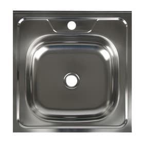 Мойка кухонная «Владикс», накладная, без сифона, 50×50 см, нержавеющая сталь 0.4 мм