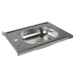 Мойка кухонная «Владикс», накладная, без сифона, 50×60 см, нержавеющая сталь 0.4 мм