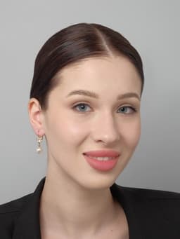 Серьги с жемчугом «Грация», цветы с бусиной, цвет МИКС