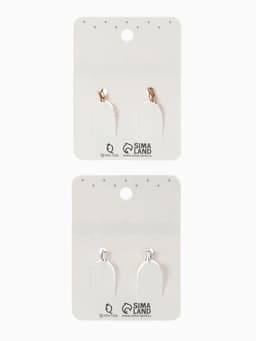 Серьги с жемчугом «Грация», цветы с бусиной, цвет МИКС