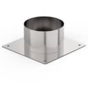 Потолочно проходной узел дымохода «УМК», d=120 мм, холодный, оцинкованная нержавеющая сталь, круглый