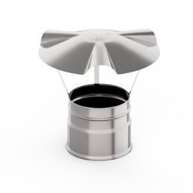 Зонт для дымохода «УМК», d=100 мм, нержавеющая сталь 0.5 мм