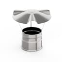 Зонт для дымохода «УМК», d=180 мм, нержавеющая сталь 0.5 мм