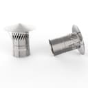 Зонт для дымохода «УМК», с искрогасителем, d=115 мм, нержавеющая сталь 0.5 мм