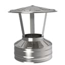 Оголовок для дымохода «УМК», d=120×200 мм, нержавеющая сталь, 0.5 мм/0.5 мм