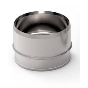 Заглушка внутренняя глухая для дымохода «УМК», d=100 мм, нержавеющая сталь