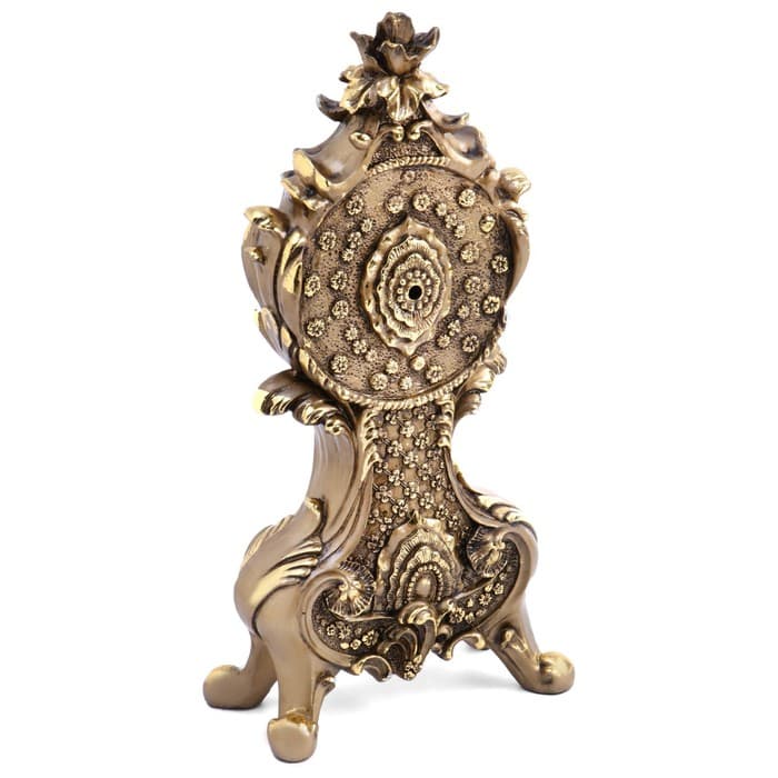 Часы настольные интерьерные каминные «Рококо», h=38 см, d=10 см