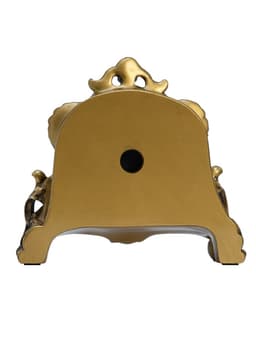 Часы настольные интерьерные каминные, 21×19×6.5 см, d=7 см, золото