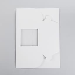 Кондитерская складная коробка для капкейков с окном на 4 шт., белая, 16×16×10 см