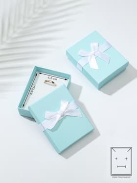 Коробочка подарочная под набор «Тиффани», 7×9 см, (полезная часть 6.5×8.5 см,), голубая