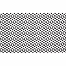 Сетка для защиты радиатора, алюм., яч. 10×4 мм (R=10), 100×40 см, черная