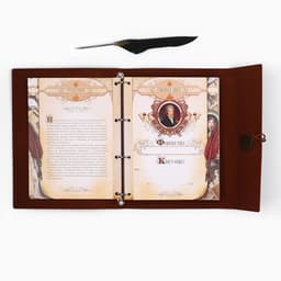 Родословная книга «Наш род», с пером, 56 листов, коричневый, 35×25 см