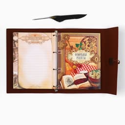 Родословная книга «Наш род», с пером, 56 листов, коричневый, 35×25 см