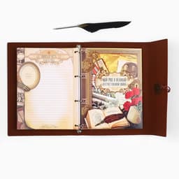 Родословная книга «Наш род», с пером, 56 листов, коричневый, 35×25 см