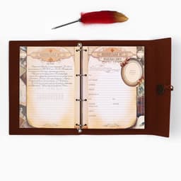 Родословная книга «Наш род», с пером, 56 листов, бордо, 35×25 см