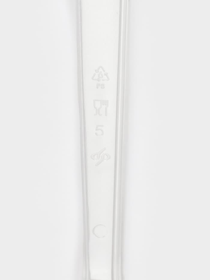 Вилка пластиковая одноразовая «Премиум», 18 см, прозрачная