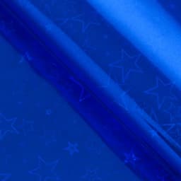 Бумага голографическая «Звездопад», синяя, 70×100 см