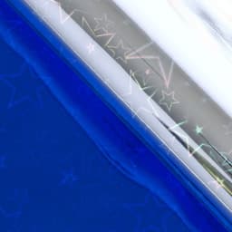 Бумага голографическая «Звездопад», синяя, 70×100 см