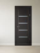 Комплект межкомнатной двери «B-2», со стеклом, 2000×700 мм, цвет венге