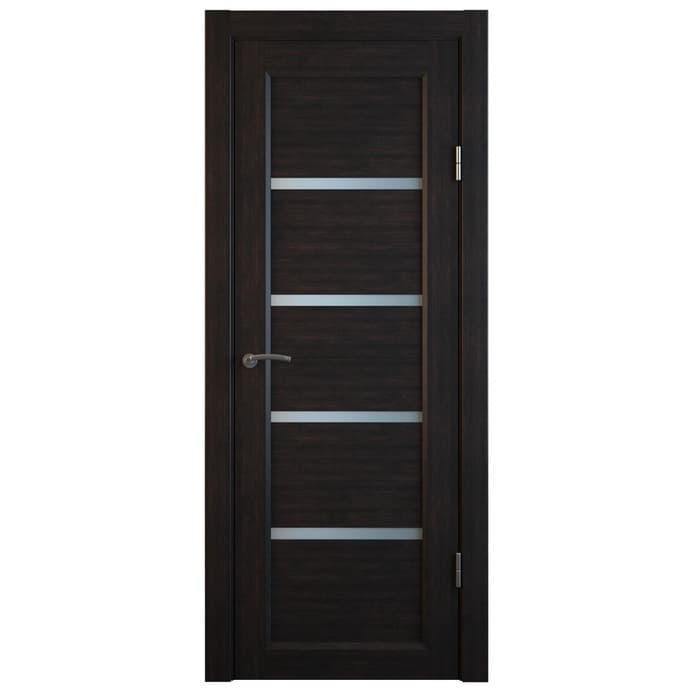 Комплект межкомнатной двери «B-2», со стеклом, 2000×800 мм, цвет венге