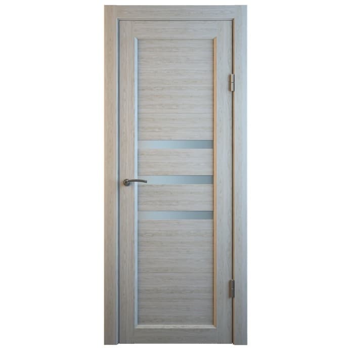Комплект межкомнатной двери «B-3», со стеклом, 2000×800 мм, цвет дуб монтана грей