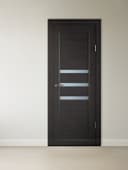 Комплект межкомнатной двери «B-3», со стеклом, 2000×800 мм, цвет венге