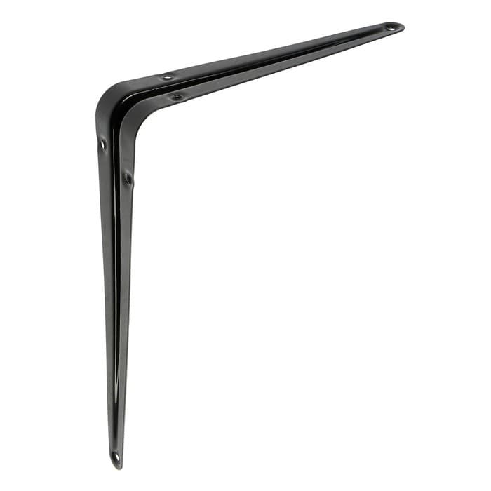 Кронштейн ТУНДРА, 250×200×0.9 мм, черный