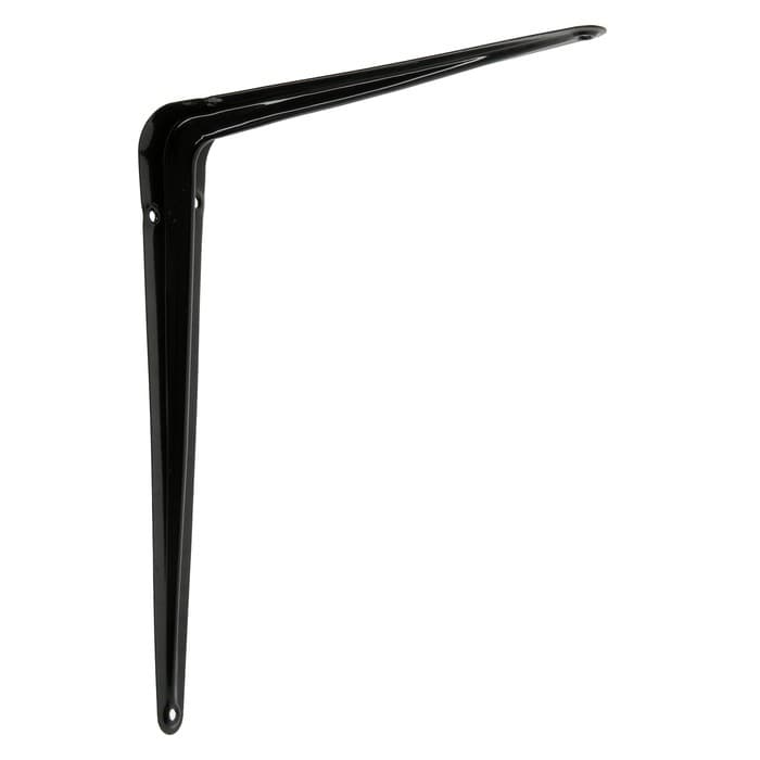 Кронштейн ТУНДРА, 250×200×0.9 мм, черный