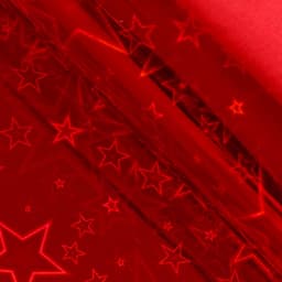 Бумага голографическая «Звездопад», красная, 70×100 см